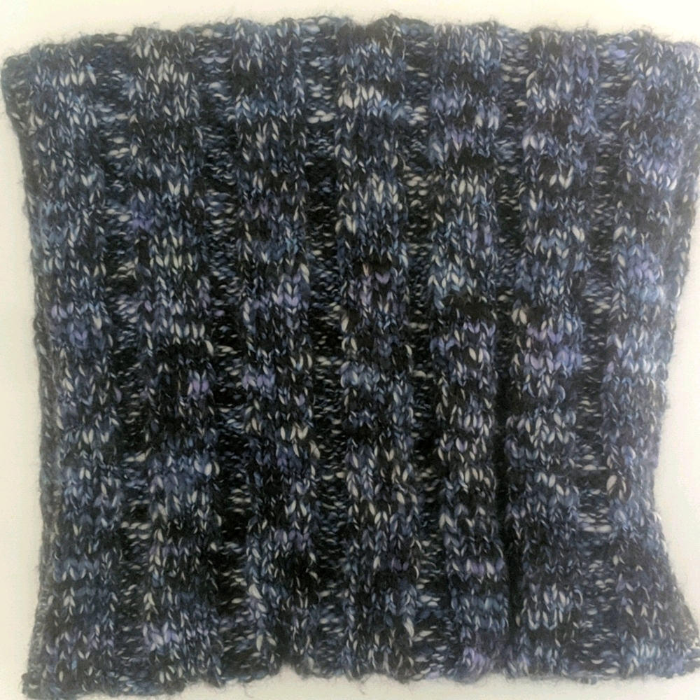 Gap Chunky Knit Purple Speckled Infinity Scarf